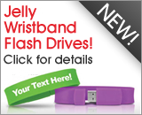 Click for details for Jelly Wristband Flash Drives
